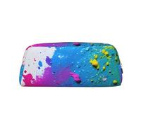sttung Vernice Splatter Sfondo Stampa Elegante Trucco Storage Bag Multifunzionale Portatile Viaggio Sacchetto di Immagazzinaggio, Oro, Taglia unica