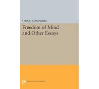 Stuart Hampshire Freedom of Mind and Other Essays (Tascabile)