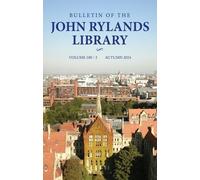 Stuart Jones Bulletin of the John Rylands Library 100/2 (Tascabile)