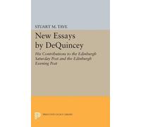 Stuart M. Tave New Essays by De Quincey (Tascabile) Princeton Legacy Library