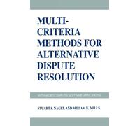 Stuart S. Nagel M Multi-Criteria Methods for Alternative Disp (Copertina rigida)