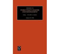 Stuart S. Nagel Research in Public Policy Analysis and Manage (Copertina rigida)