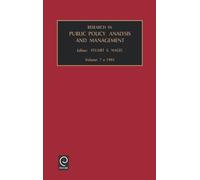 Stuart S. Nagel Research in Public Policy Analysis and Manage (Copertina rigida)