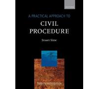 Stuart Sime A Practical Approach to Civil Procedure (Tascabile)