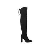 Stuart Weitzman Black Leather Over The Knee - EU35.5/US5.5