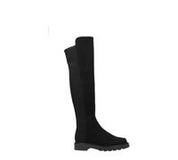 Stuart Weitzman Black Leather Over The Knee - EU35/US5