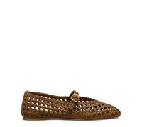 Stuart Weitzman - Prim Woven Mary Jane - - Shoes - Donna - Marrone - 40 1/2 EU