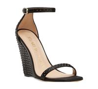 Stuart Weitzman - Sandalo con Zeppa e Cristalli Swarovski - - Shoes - Donna - Nero - 36 EU
