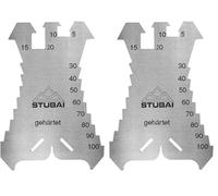 Stubai 278601 Segnalamiera Temperata a 1.3 mm, 140 x 100 mm (Confezione da 2)