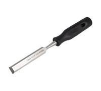 Stubai 354318 Scalpello per Legno, Impugnatura in PP Nera, 18 mm