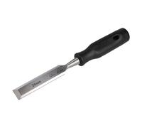 Stubai 354324 Scalpello per Legno, Impugnatura in PP Nera, 24 mm