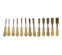 Stubai 545013 Set di Utensili per Liutaii con Manico, 13 Pezzi