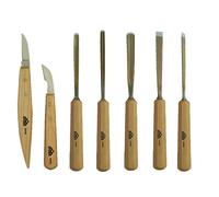 Stubai Schnitzersatz 5102 Per Set Legno Intaglio 7-teilig 14-teilig Ferro Stiro
