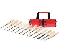 Stubai 510214 Assortimento Sgorbie per Scultori, 14 Pzi