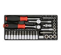 STUBAI Set di chiavi a bussola da 1/4" / 36 pezzi