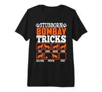 Stubborn Bombay Cat Tricks Funny Kitty Cat Lover Maglietta Premium