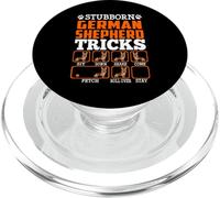 Stubborn German Shepherd Dog Tricks Funny Puppy Dogs Lover PopSockets PopGrip per MagSafe