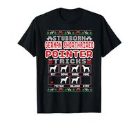 Stubborn German Shorthaired Pointer Tricks Dog Ugly Sweater Maglietta