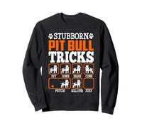 Stubborn Pit Bull Dog Tricks Funny Puppy Dog Lovers Felpa