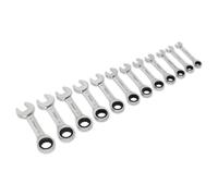 Stubby Cricchetto Chiave Combinata Set 12pc Metrico - Sealey S0633 Nuovo
