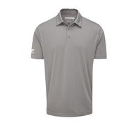 Stuburt Eider-Polo a Maniche Corte, vestibilità Classica, Traspirante, Cenere, M Uomo