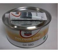 STUCCO A SPATOLA PER LAMIERA POLYDUR ZINC 04 380 KG 1,3 + INDURITORE 00 281
