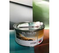 STUCCO A SPATOLA POLYDUR ZINC PER CARROZZERA 04 380 KG 1,3 + INDURITORE 00 281