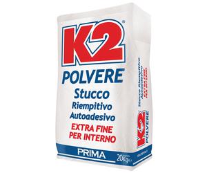 Stucco bianco K2 in polvere per interni autoadesivo 20 Kg