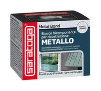 Stucco bicomponente per metallo Saratoga Metal Bond 125 ml Grigio