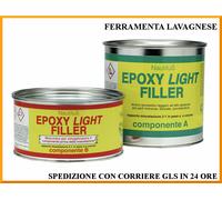 Stucco epossidico bicomponente per scafi cecchi fast epoxy light filler