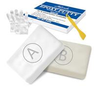 Stucco Epossidico, Mastic per Piscine Subacqueo da 340g, Stucco Epossidico a Due Componenti per Collegare Rapidamente Metallo, Legno, Plastica, Ceramica, Riparare Perdite e Riempire Fessure (Bianco)