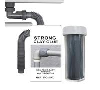 Stucco Epossidico per Metalli - Stucco Riparazione Tubi Duratura a Rapida Essiccazione | Adesivo Versatile Resistente al Calore per Metalli Legno Ceramica Tubazioni