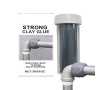 Stucco Idraulico per Riparazioni Tubazioni Fughe d'Acqua e Scarichi Lavello, Stucco Riparazione Tubi Duratura a Rapida Essiccazione, Adesivo Versatile Resistente al Calore per Metalli Legno Ceramica T