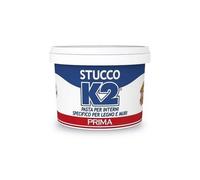 Stucco in Pasta K2 0,5 KG colore Bianco Speciale per legno e muri - Uso interno