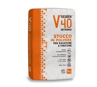 Stucco in Polvere V40 Extra Fine a Base di Gesso per Rasature e Finiture Ottima