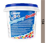 Stucco Kerapoxy Easy Design Malta epossidica bicomponente batteriostatica Colore SETA (134) Secchio da 3 Kg - Mapei