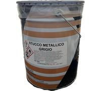STUCCO METALLICO GRIGIO + CATALIZZATORE LASAV 25KG RIEMPITIVO(5,52€ kg)