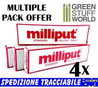 Stucco Milliput COMBOx4= 4xStandard - Colla Epossidica