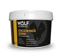 Stucco pasta esterno bianco 5 Kg Bianco