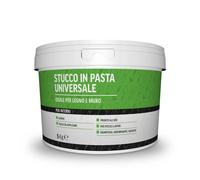 Stucco pasta legno muro per interni 5 Kg Bianco