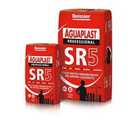 Stucco per esterno fibrorinforzato AGUAPLAST SR5 bianco kg.6