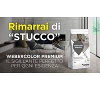 STUCCO PER FUGa COLORI VARI PER STUCCATURE Weber color Premium