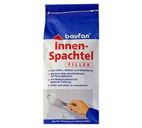 Stucco per interni Baufan bianco 5 kg | Per stuccare, lisciare e modellare | Stucco a indurimento rapido per interni | Riparazione di crepe e fori