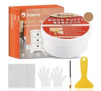Stucco per legno 200g, Legno stucco Pasta riempitrice di legno Riempitore di legno verniciabile premium Kit Riparazione Legno per Trim Ripristina tabella Gabinetto(Noce)