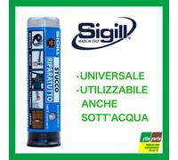 STUCCO RIPARATUTTO SIGILL BICOMPONENTE RAPIDO UNIVERSALE METALLI LEGNO VETRO PVC