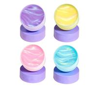 Stucco Sensoriale - 4 Pezzi | Giocattolo In Pasta Scintillante Per Bambini | Colorati Elastici E Modellabili Per Alleviare Lo Stress, Abilità Motorie, Giochi Creativi, Attività In Classe E Uso