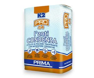 Stucco traspirante in polvere con microsfere ceramiche anticondensa per isolamento termico e acustico interno kg 4
