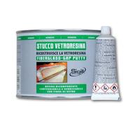 Stucco Vetroresina in Pasta 750ml con Catalizzatore per Imbarcazioni Carrozzeria