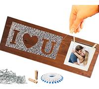 StuckART Stuker Do it Yourself Set ? Decorazioni Ananas ? Set fai da te per adulti ? Artigianato in legno ? String Art Kit ? Quadro fai da te con modelli di design scatola regalo per donne, uomini, fi