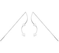 Stud Earrings,925 Ribbon Drop Earrings Heart-Shaped Ctassel Earrings's Girl Threading Earrings Chain/-925